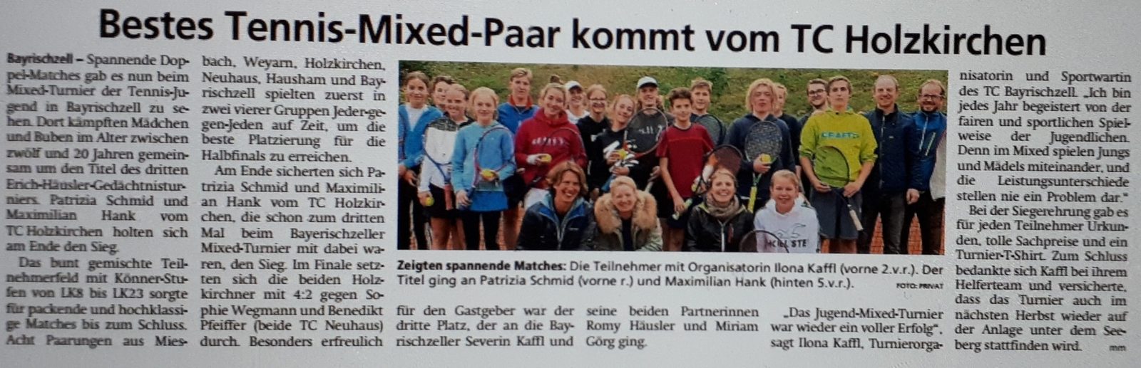 5. Jugend Mixed Erich Häusler Gedächtnis Turnier, Foto 1