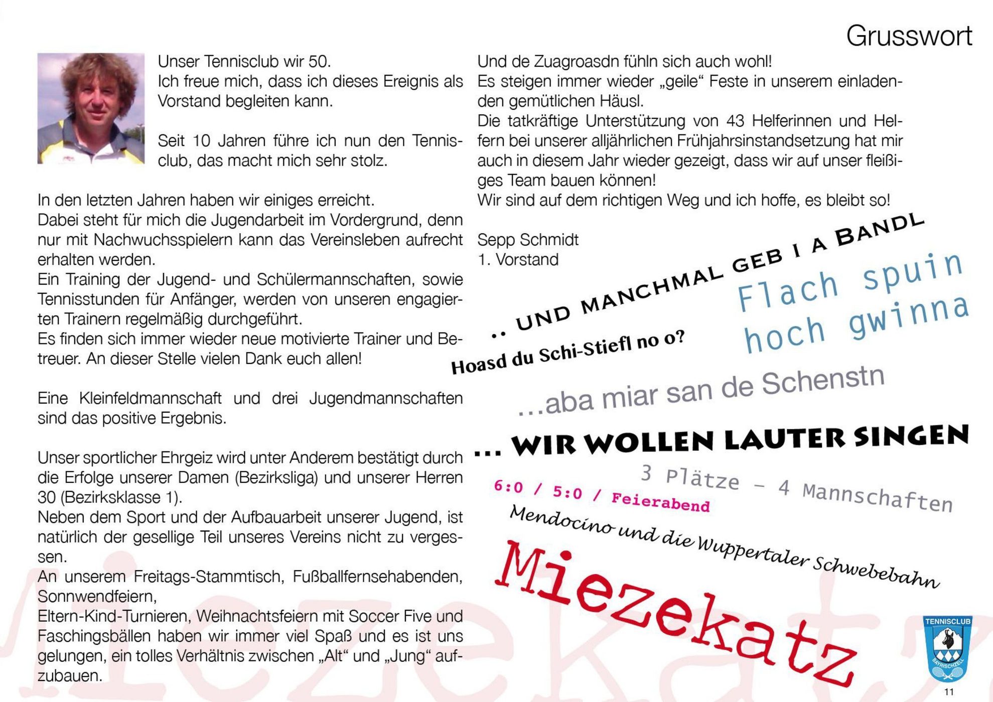 Festschrift, Seite 11