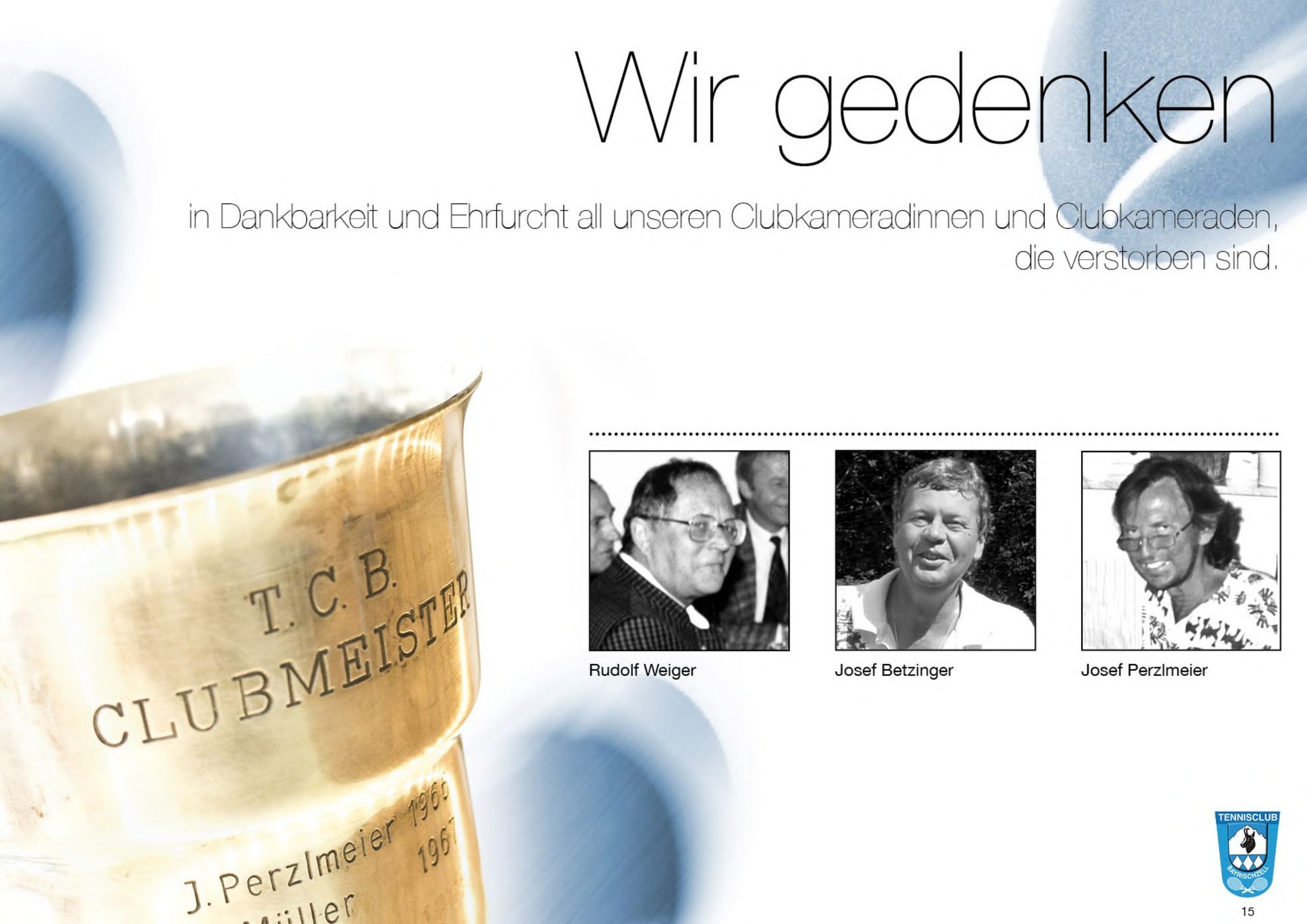 Festschrift, Seite 15