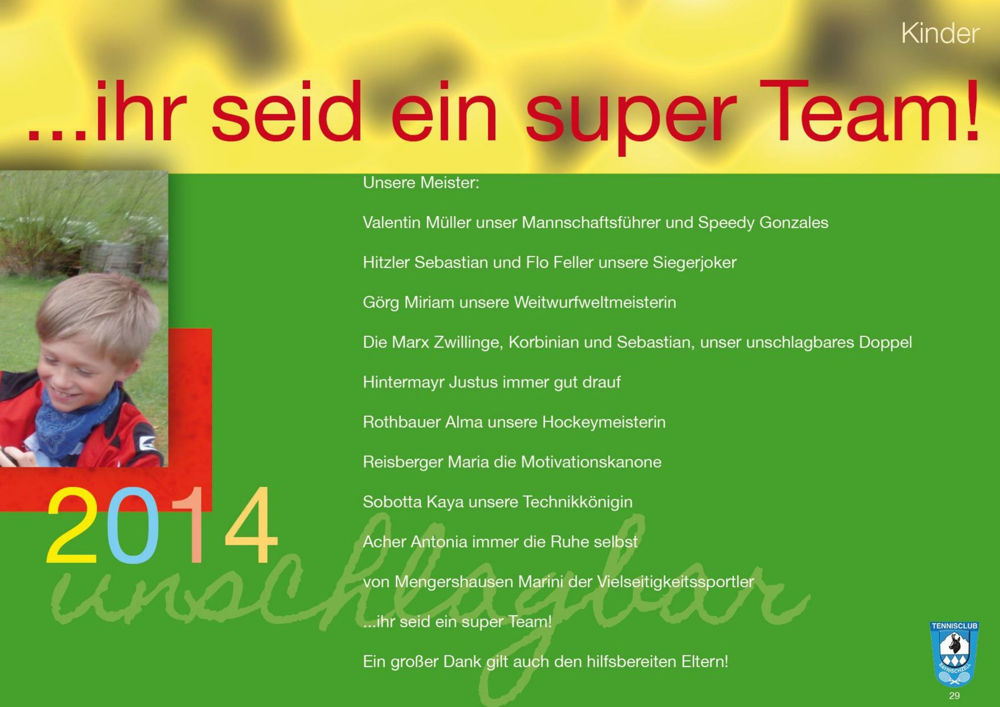 Festschrift, Seite 29